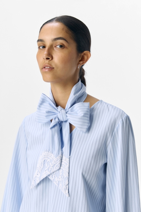 Object objali l/s re bow shirt 140